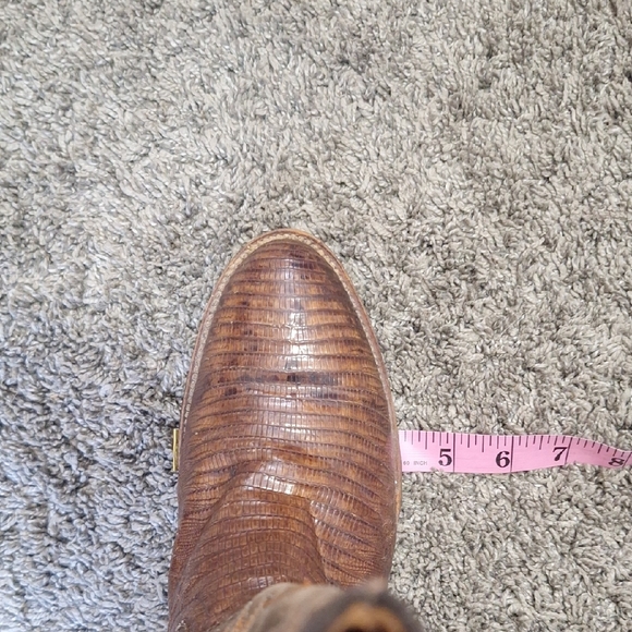 Wrangler W.B. Masterson Leather Snake Lizard Western Cowboy Boots-8D/11 - Picture 11 of 14